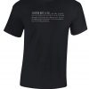 Black t-shirt with a dictionary definition of scooterboy