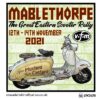 Lambretta series 1 scooter on a mablethorpe scooter rally patch from 2021